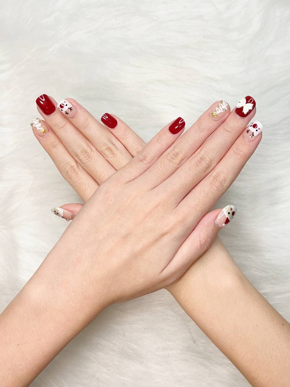 Limited Edition 24 Pcs Christmas Press On Nails