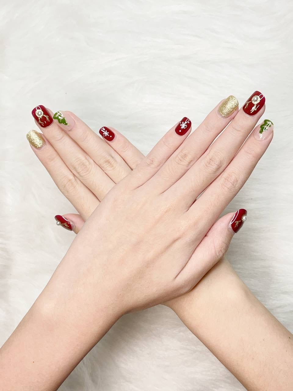 Limited Edition 24 Pcs Christmas Press On Nails